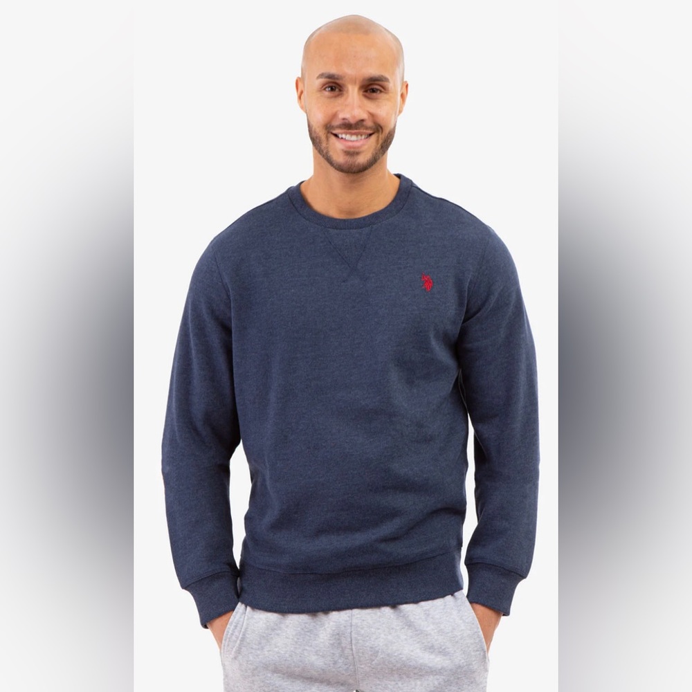 U.S. POLO ASSN. SOLID CREW NECK SWEATSHIRT size large
